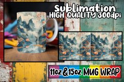 Spring Scene Beauty Mug Sleeve - 15oz 11oz Product Image 1