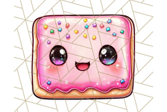 Sweet Treat Face PNG Clipart, Cute Kawaii Dessert Art Png Product Image 3