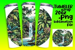 Sublimation Scenic Design Tumbler Wrap 20oz Product Image 1