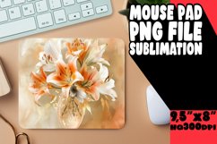 Garden Charm Sublimation Mouse Pad Designs Spring PNG Product Image 1