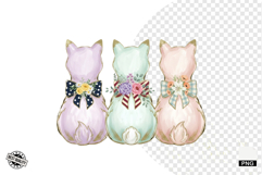 Halloween Black Cats Clipart Product Image 1