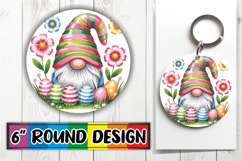 Sweet Watercolor Bear Keychain Tumbler Spring Design PNG Product Image 1