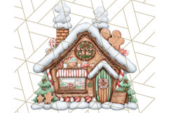 Christmas North Pole Village PNG Clipart, Cute Holiday Art Product Image 3