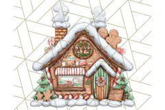 Christmas North Pole Village PNG Clipart, Cute Holiday Art Product Image 3