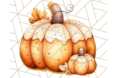 Fall Cookie Clipart PNG, Autumn Sweets Pumpkin Cookies Product Image 3