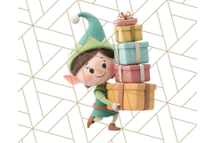 Santa’s Workshop PNG Clipart Elves, Toys &amp; Gifts Clip Art Product Image 3