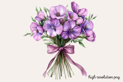 Watercolor Spring Garden Clipart Bundle PNG Product Image 21