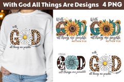 With God All Things Are Possible PNG Product Image 1