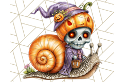 Spooky Gnome Village Clipart PNG Halloween Png Product Image 3