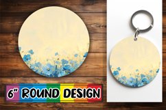 Sublimation Floral Fantasy Circle Design Spring Spectacle Product Image 1