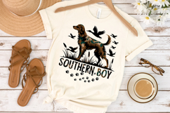 Southern Boy Clipart, Dog Sublimation PNG Product Image 4