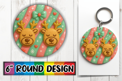 Luminous Round Designs Sublimation PNG, Holiday Product Image 1