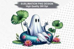 Halloween Ghost - Halloween clipart Sublimation PNG Design Product Image 1