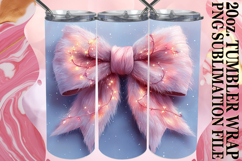 CHEERFUL PRESENT 20oz TUMBLER WRAP, Christmas Product Image 1