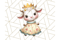 Princess Animal PNG Clipart with Crowns &amp; Royal Accessories Product Image 3
