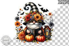 Halloween Gnome Sublimation - Clipart PNG Design Product Image 1