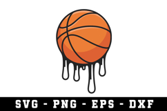 Basketball Svg |Basketball SVG Cut files | Cricut Product Image 1