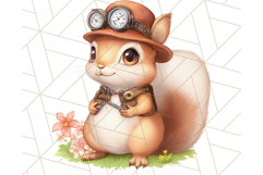 Vintage Steampunk Forest Animal PNG Clipart for Sublimation Product Image 5