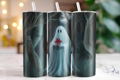 Halloween Ghost Tumbler Wrap | Sublimation | Tumblers Product Image 1