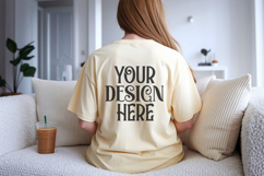 Butter Comfort Colors C1717 Shirt Mockup, CC 1717 T-shirt Product Image 1