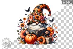 Halloween Gnome Sublimation - Clipart PNG Design Product Image 1