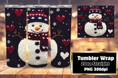Unique 20oz Design for Sublimation , Snowman Product Image 1