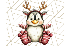 Christmas Animal Clipart, Festive Animals in Holiday Outfits Product Image 3