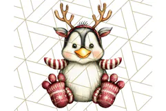 Christmas Animal Clipart, Festive Animals in Holiday Outfits Product Image 3