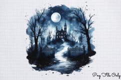 Gothic Spooky Winter Clipart PNG Product Image 1