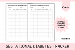 Gestational Diabetes Tracker Template 1 Product Image 1
