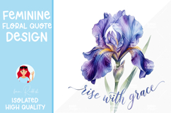 Feminine Floral Design Watercolor Flower Illustration Product Image 1