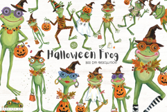 Halloween Frog Clipart Product Image 1