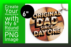 Artful Circle PNG for Coaster Design , Father's Day Product Image 1