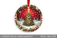 Christmas Tree Christmas Ornament. Christmas Sublimation Product Image 1