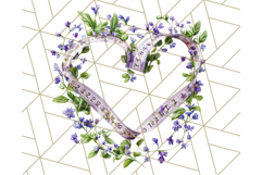 Floral Sewing Clipart PNG Vintage Sewing Elements Needlework Product Image 3