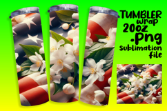 Unique 20oz Sublimation Design , USA Flag Product Image 1