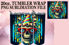 GIFT OF CHEER 20oz TUMBLER WRAP, Skull Product Image 1