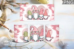 Easter Mug Wrap Design - Easter Gnome Sublimation Product Image 1