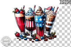 4th of July Coffee Sublimation - 4th of July PNG Design Product Image 1