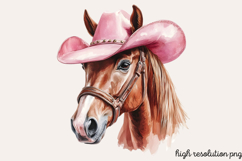 Little Cowgirl Clipart Sublimation PNG Product Image 1