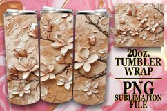 Blooming 3D Tumbler Design Product Image 1