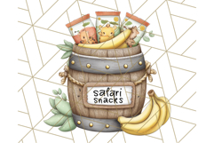 Cute Safari Animal Clipart PNG for Kids, African Wildlife Product Image 3