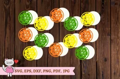 citrus fruits svg for Full Wrap Venti Cold Cup 24 oz Product Image 4