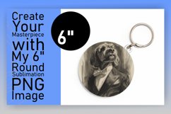 Sweetheart Dog Car Coaster PNG Product Image 1