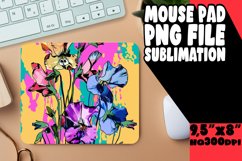 Bright Pop Art Sublimation Mouse Pad Design PNG Product Image 1
