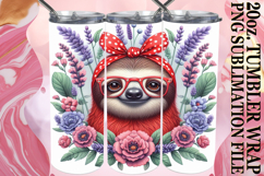 Radiant memories 20oz tumbler wrap, Cute Animals Product Image 1