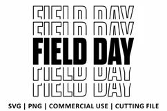 Field Day SVG | Stacked SVG Product Image 2