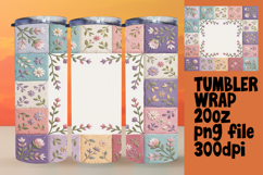 VIBRANT Design for 20oz Tumbler , Flowers Product Image 1