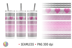 2 Adults Love Hidden Message Patterns - 20oz Skinny Tumbler. Product Image 3