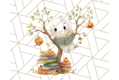 Halloween Witch House Clipart PNG with Potions and Brooms Product Image 3